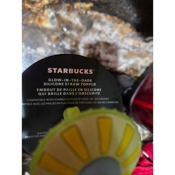 Starbucks Halloween 2024 UFO Straw Top Pumpkin Tumbler Glow in Dark UNRELEASED - Picture 5 of 5